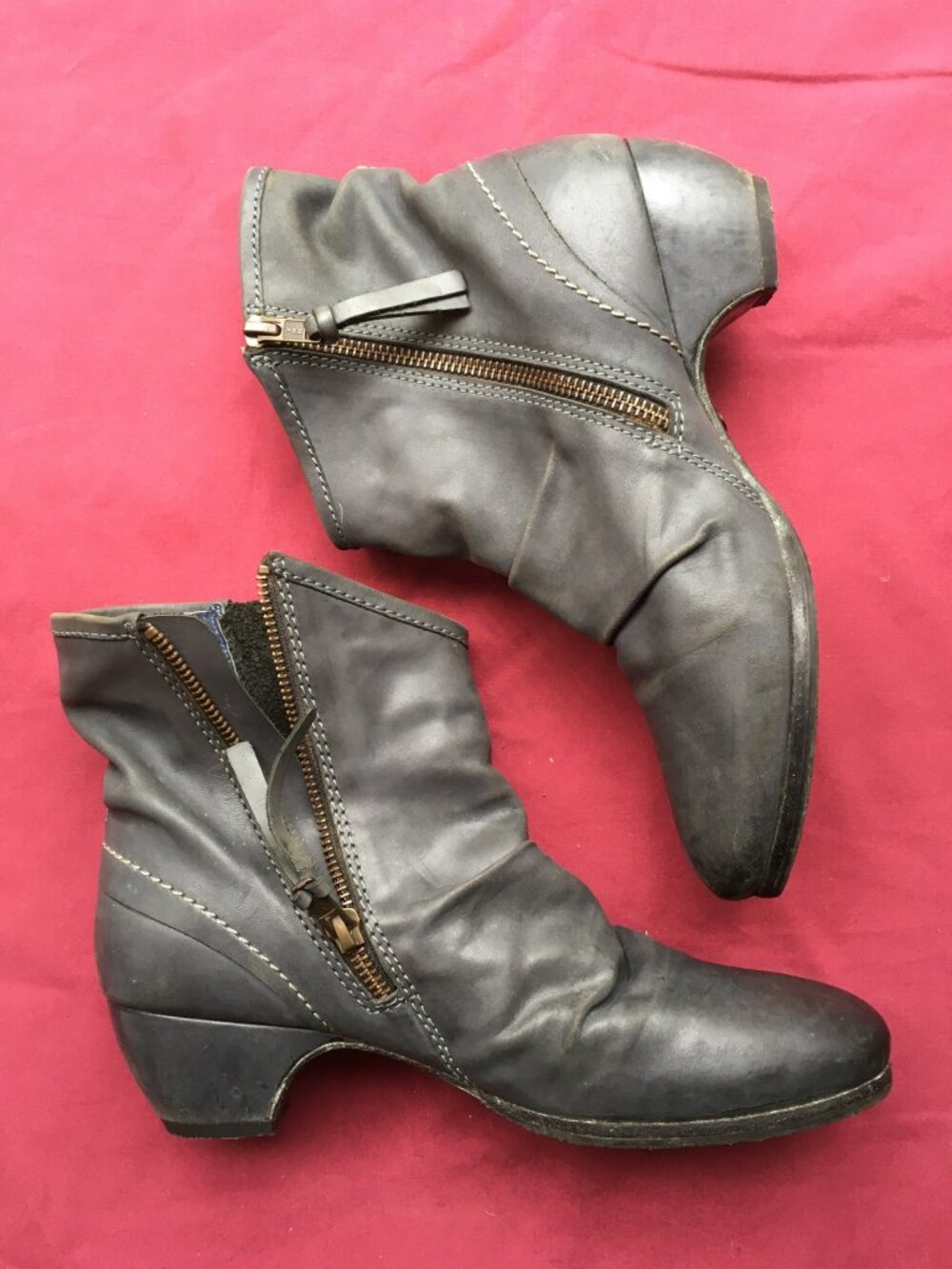 Kickers Ankle Heeled Boot, Leather size 39